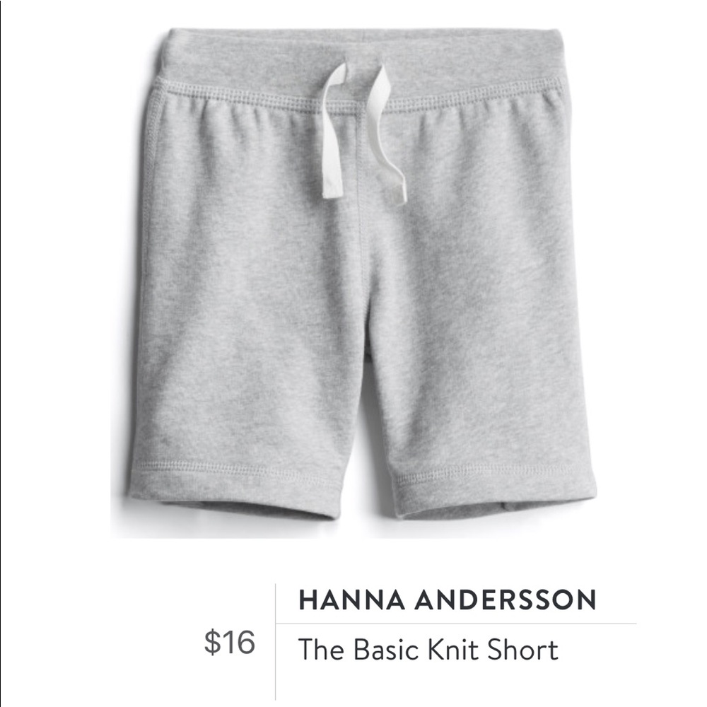 Boys grey shorts